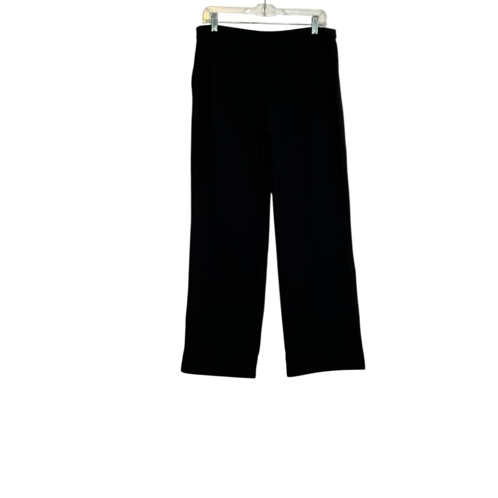 Rachel Zoe black wide legs pull on high waist pants size 10 - Picture 10 of 11